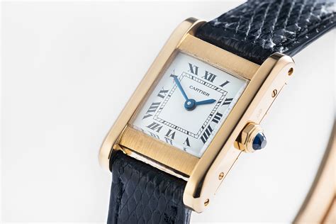 cartier gold tank watch vintage